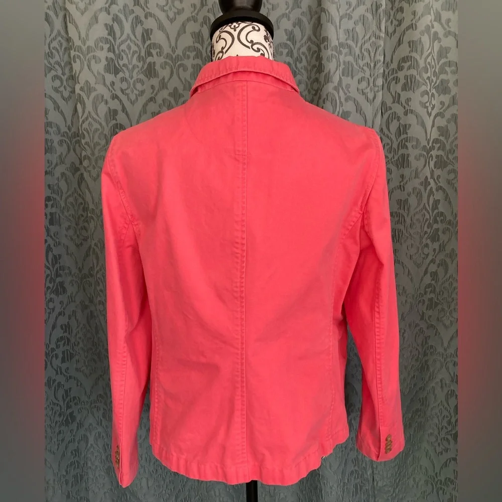 LANDS’ END | Women’s Chino Jacket Button Down Blazer - Picture 4 of 6